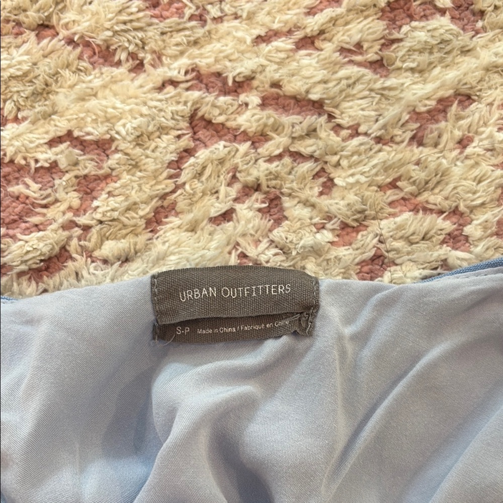Blue Button-Down Ruffle Dress - Picture 3 of 3